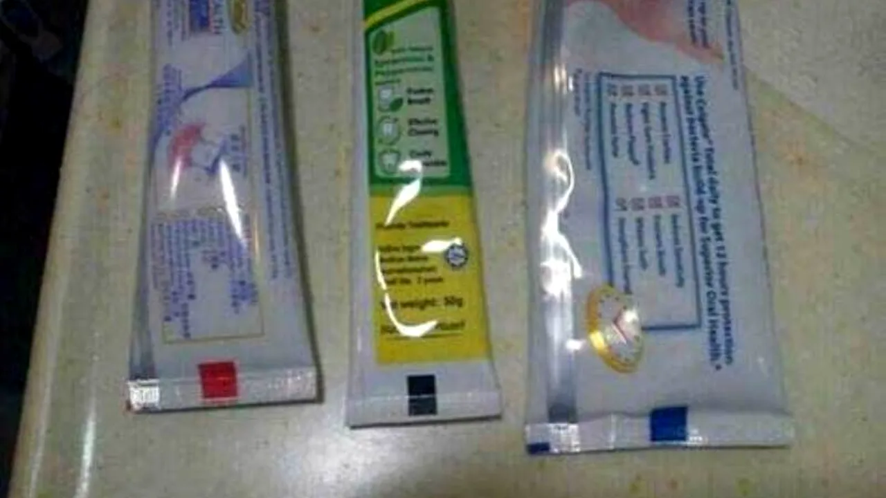 Ce reprezintă culoarea semnelor de pe tuburile de pastă de dinți 