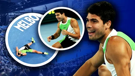 Carlos Alcaraz l-a învins pe Novak Djokovici la Australian Open. Devine cel mai tânăr jucător care câștigă cele 4 turnee de Grand Slam, la 22 de ani