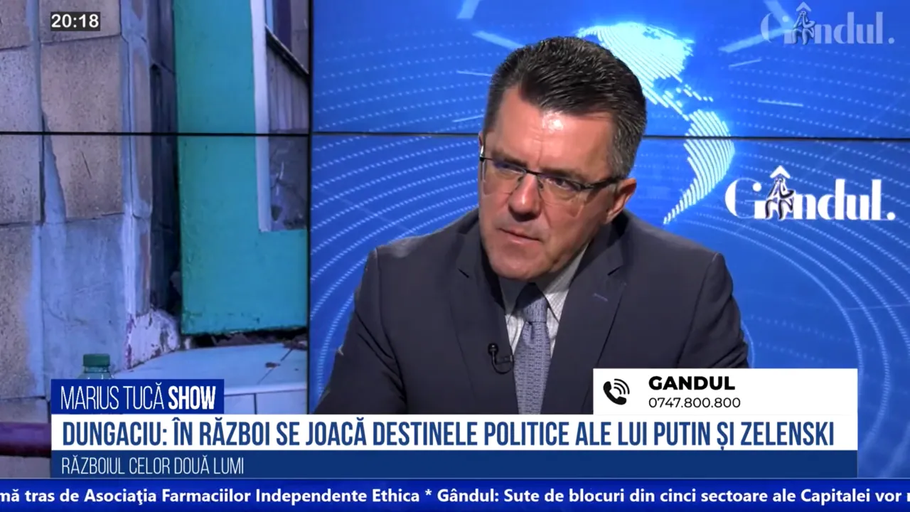 VIDEO | Dan Dungaciu, analist de politică externă: „În război se joacă destinele politice ale lui Putin și Zelenski”