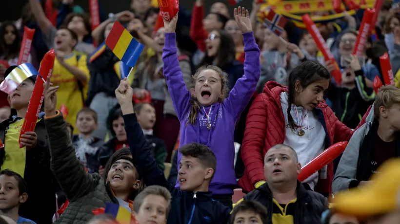Presa din străinătate, surprinsă de cei aproximativ 30.000 de copii veniți la România-Norvegia, 1-1