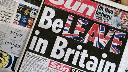 Cum au jucat tabloidele britanice în campania BREXIT