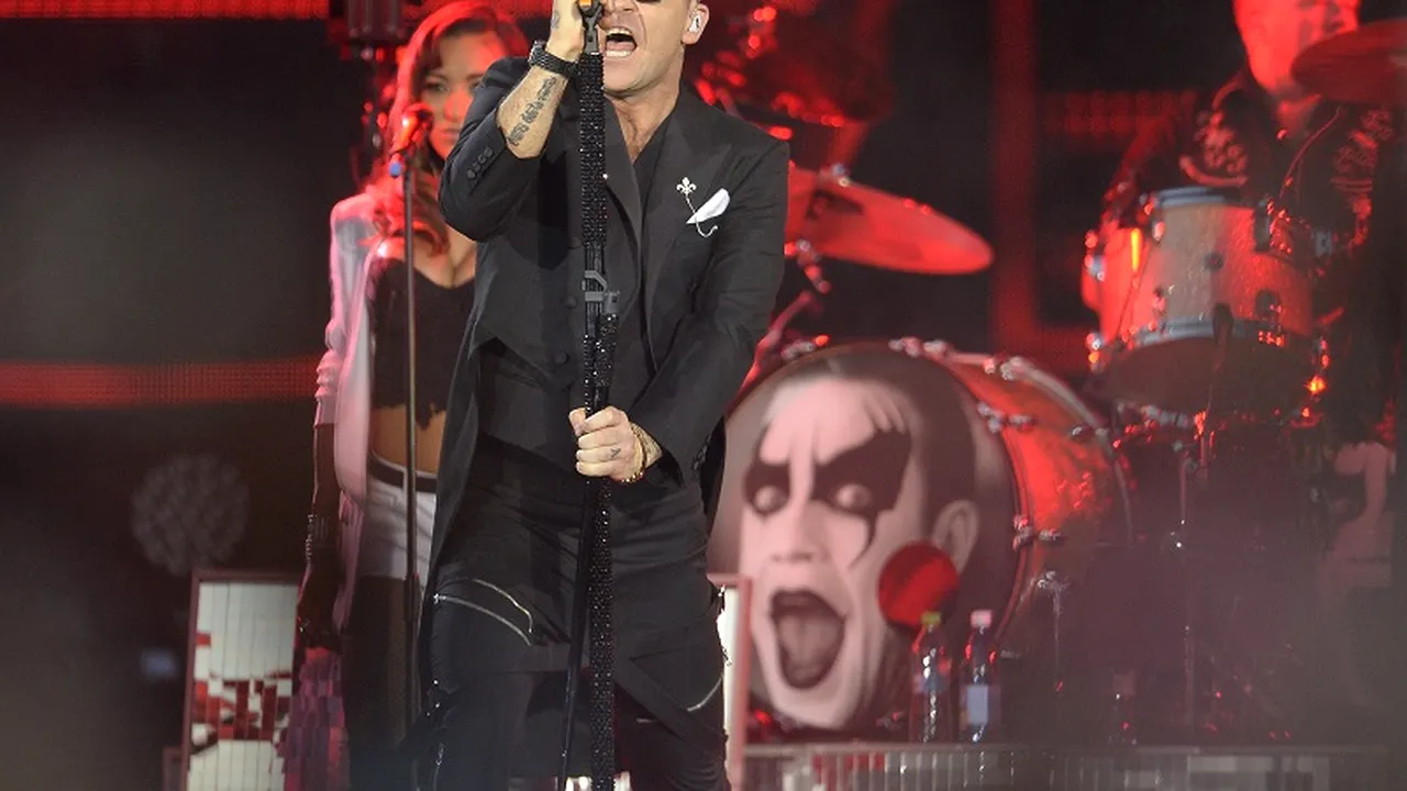 Robbie Williams va pleca din România sâmbătă, la ora 14.00, cu un avion privat