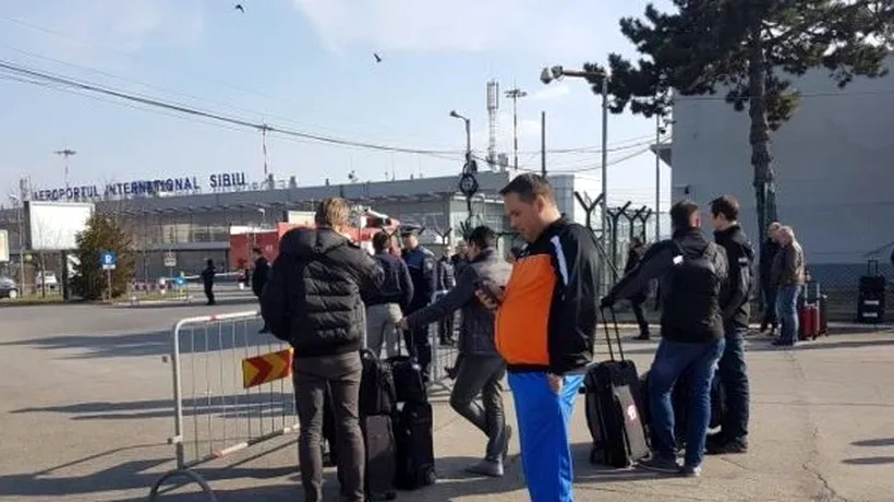 Aeroportul din Sibiu, evacuat în urma unei alerte cu bombă