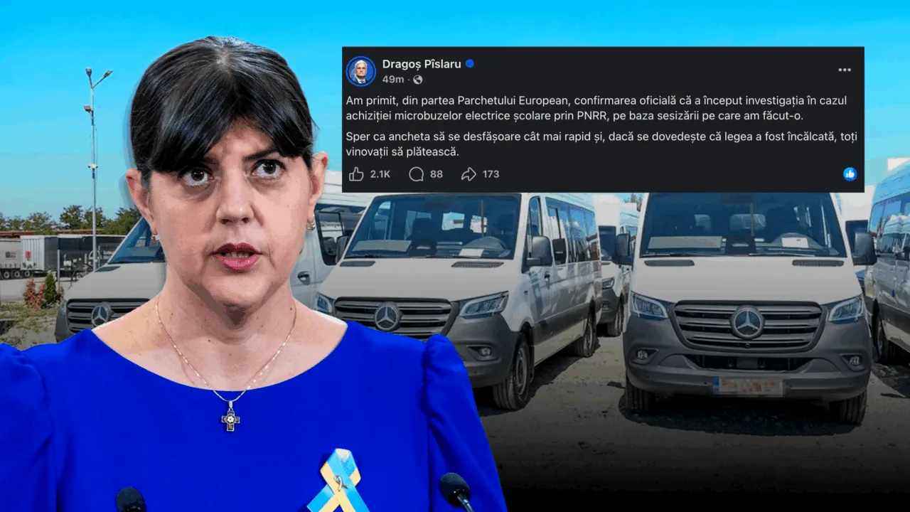Ministrul Fondurilor Europene anunță declanșarea unei anchete a Parchetului European, condus de Kovesi privind achiziția de microbuze școlare