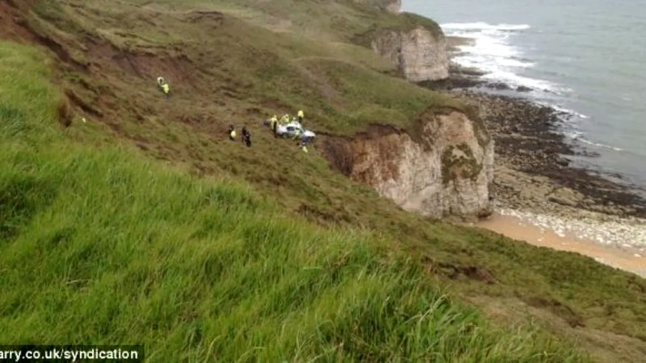 A scăpat cu viață ca prin minune, după un accident ca în filme
