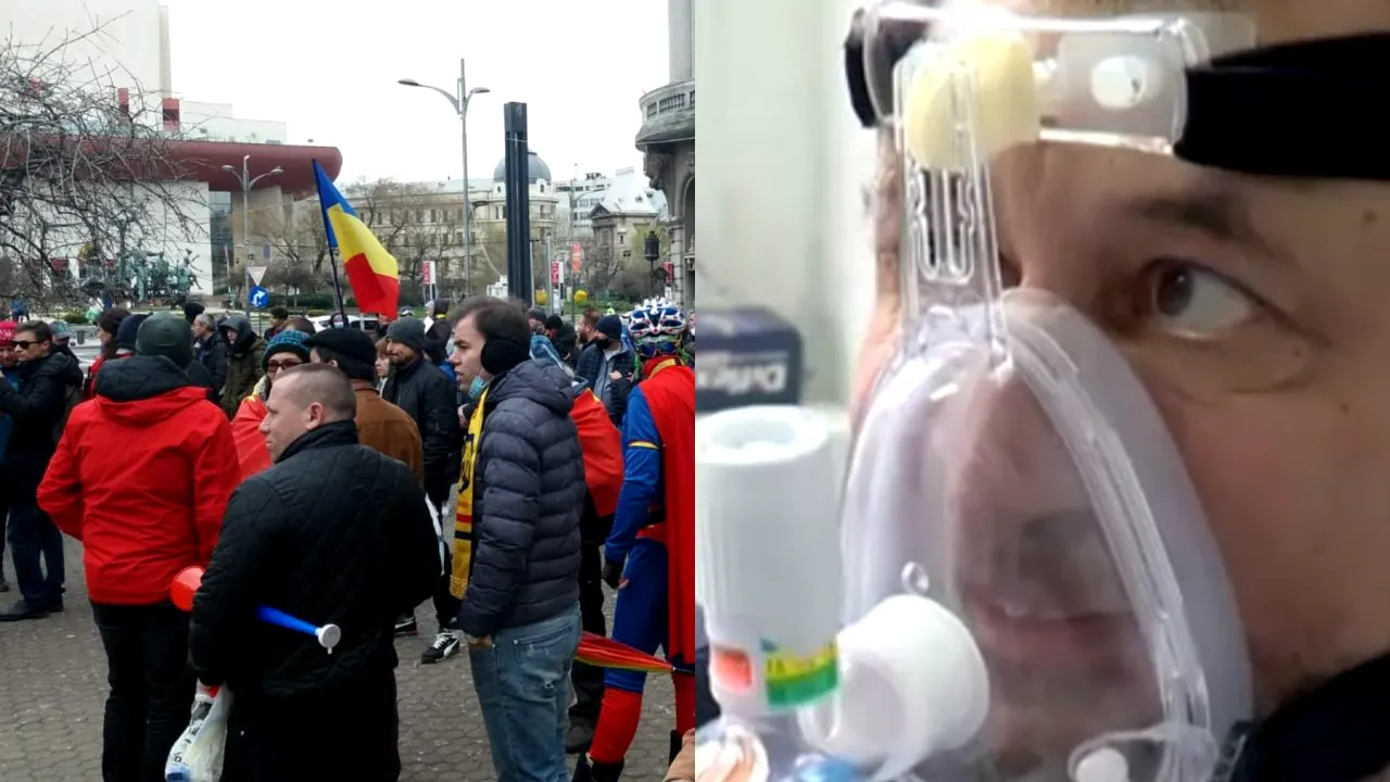 Calvarul pacienților de la ATI, în timp ce unii ies în stradă împotriva restricțiilor: „Sunt aici de cinci zile și am zis că mor!”