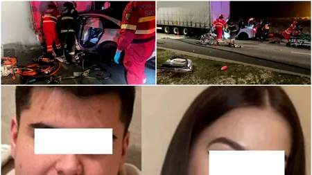 Cine sunt cei doi tineri care au murit în cumplitul accident din Sibiu. Andrei și Sonja aveau toată viața înainte