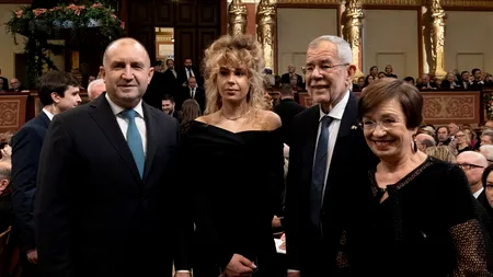 Președintele Bulgariei, Rumen Radev, însoțit la concertul de Anul Nou al Filarmonii din Viena de fiica sa. GÂNDUL îți spune cine este Darina Radeva