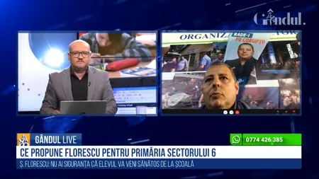 Ștefan Florescu, candidat PMP la Primăria Sectorului 6: „Foarte multe școli au schelele pe ele ...” / „Vreau să scăpăm de mafia care conduce astăzi primăria!”