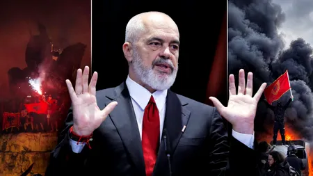 Violențe în Albania: Polițiștii au fost loviți în cap cu pietre, în a treia zi de proteste studențești. De ce refuză premierul Edi Rama să demisioneze