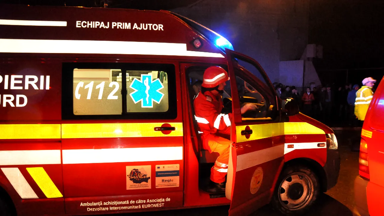 Șapte persoane, rănite într-un accident în Capitală. Circulație blocată pe șoseaua Olteniței