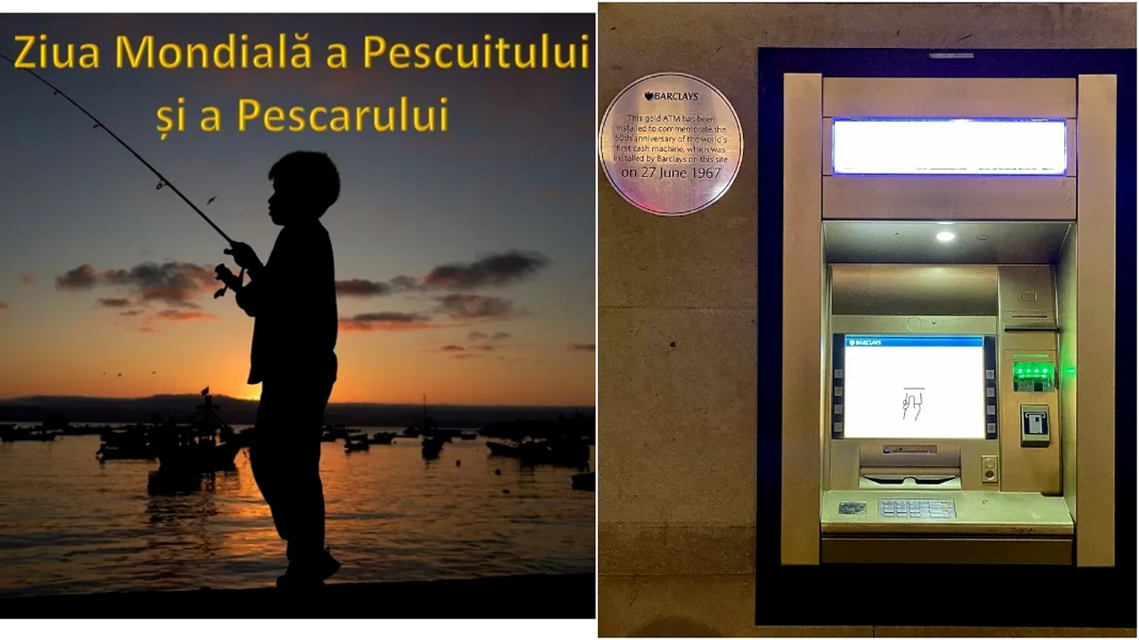 27 Iunie, calendarul zilei: Ziua Mondială a Pescuitului și a Pescarului. Primul bancomat din lume e instalat în Londra