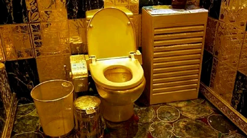 Vedeta care și-a cumpărat toalete de aur de 580.000 de euro