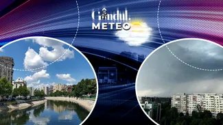 Unde vor fi astăzi 35 de grade și unde va ploua cu tunete și fulgere. Meterologii ANM au actualizat prognoza