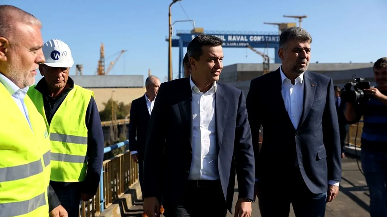Grindeanu anunță stadiul lucrărilor de modernizare la Portul Constanța. Se lucrează la foc automat la reabilitarea liniilor de cale ferată
