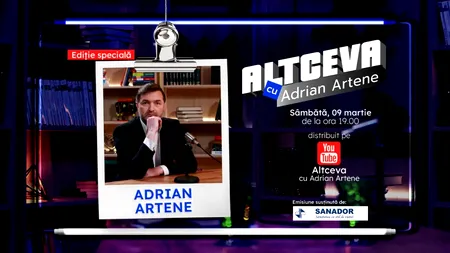 Jurnalistul Adrian Artene: „Episodul ALTCEVA de săptămâna aceasta este mai mult decât o poveste, este o viață!”
