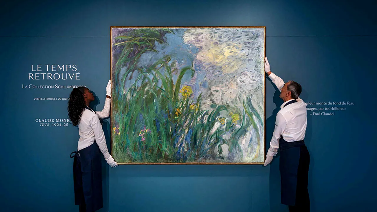 O pictură realizată de faimosul pictor francez Claude Monet a devenit cea mai scumpă operă de artă vândută vreodată în Franța