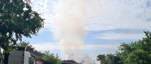 Incendiu în sudul Capitalei | Pompierii intervin de urgență cu 12 autospeciale