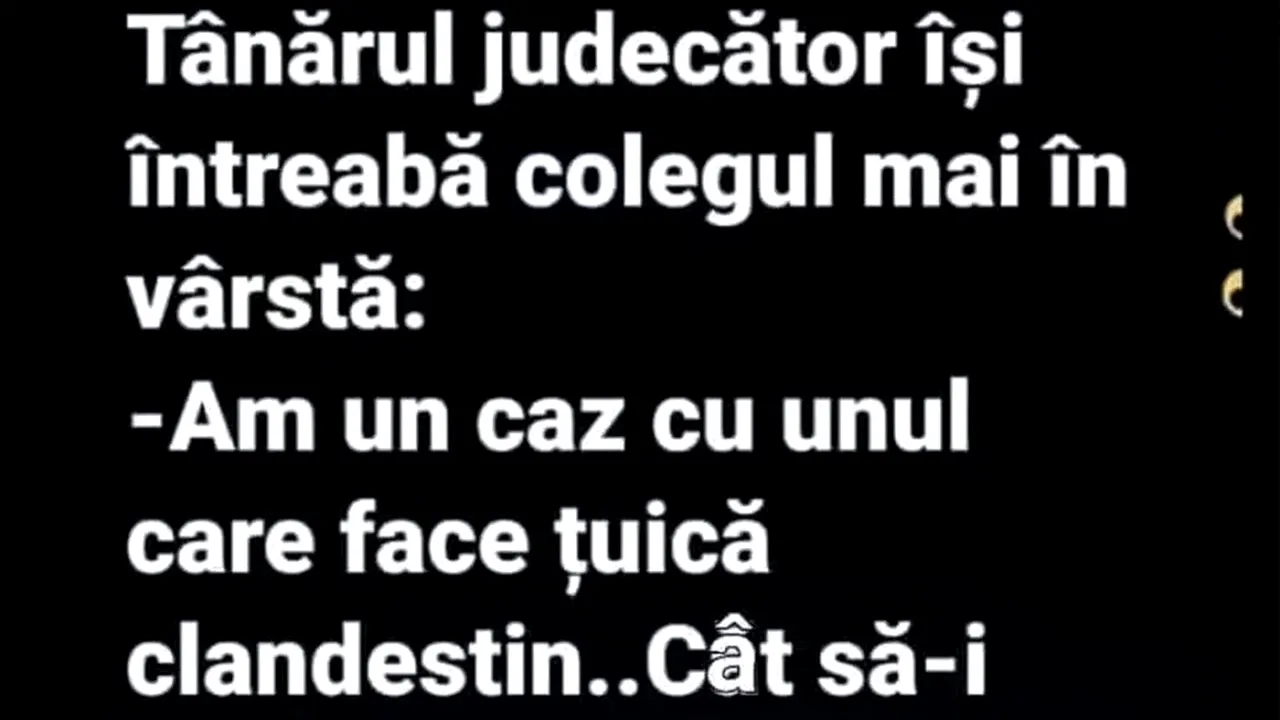 BANCUL zilei | Discuție între judecători