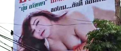 Gestul disperat al unei virgine de 40 de ani. Ce scrie pe afișul uriaș pe care l-a pus în centrul capitalei 
