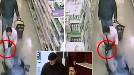 Doi hoți din Marea Britanie au jefuit fără jenă o bătrână care se deplasa într-un scaun cu rotile