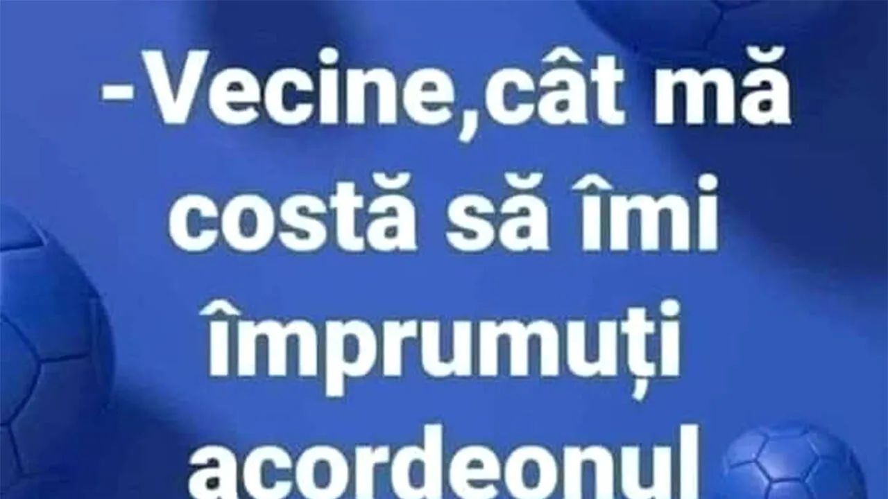 BANCUL ZILEI | Acordeonul vecinului