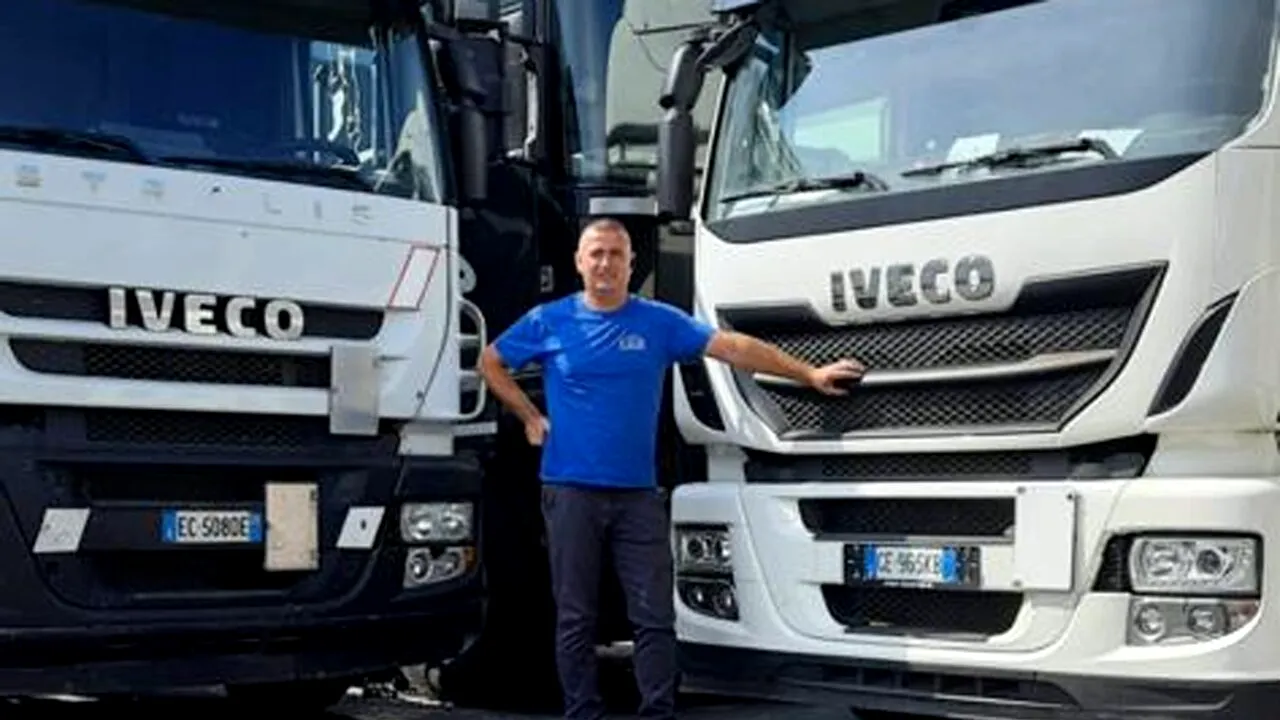 Câți euro primește salariu un șofer român de camion, în Italia. „Le dăm chiar și banii înainte