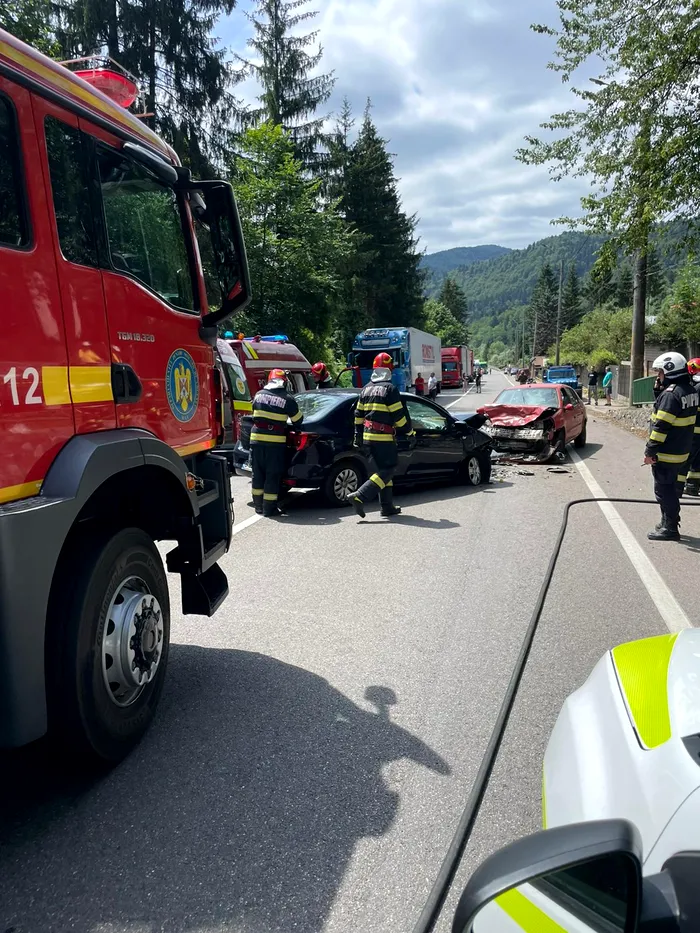 Val de accidente în Sinaia / Sursa foto: ISU