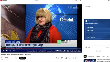 POLL Marius Tucă Show: „Cât de des mergeți la teatru?”