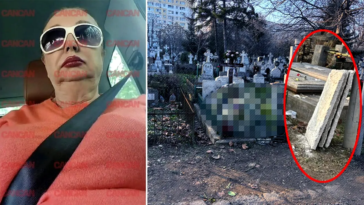 Imagini de la mormântul gol al Rodicăi Stănoiu. Misterul reînhumării