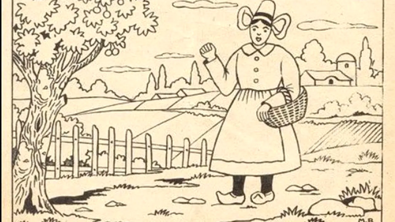 Test IQ din secolul trecut | Unde se ascund cei 3 copii ai femeii din imagine?