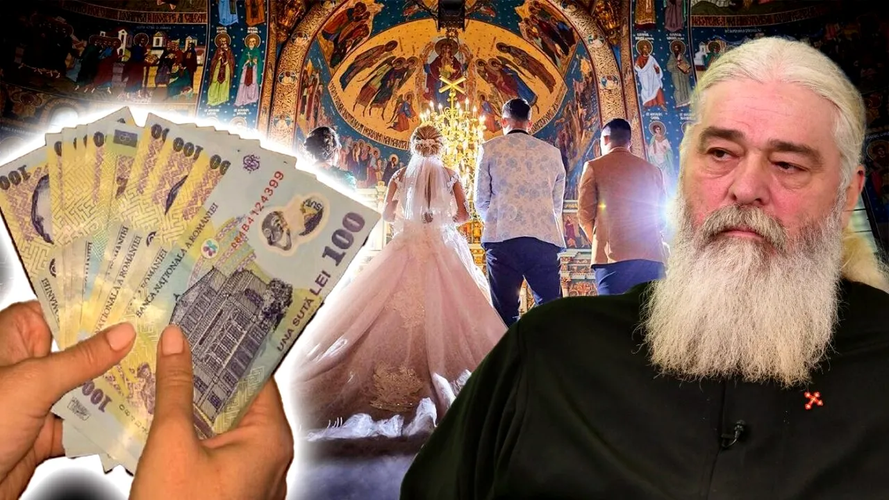 Am aflat tariful! Cât ia părintele Calistrat din Iași pentru o nuntă. Taxa nu include lumânările, vinul, pișcoturile și prosopul