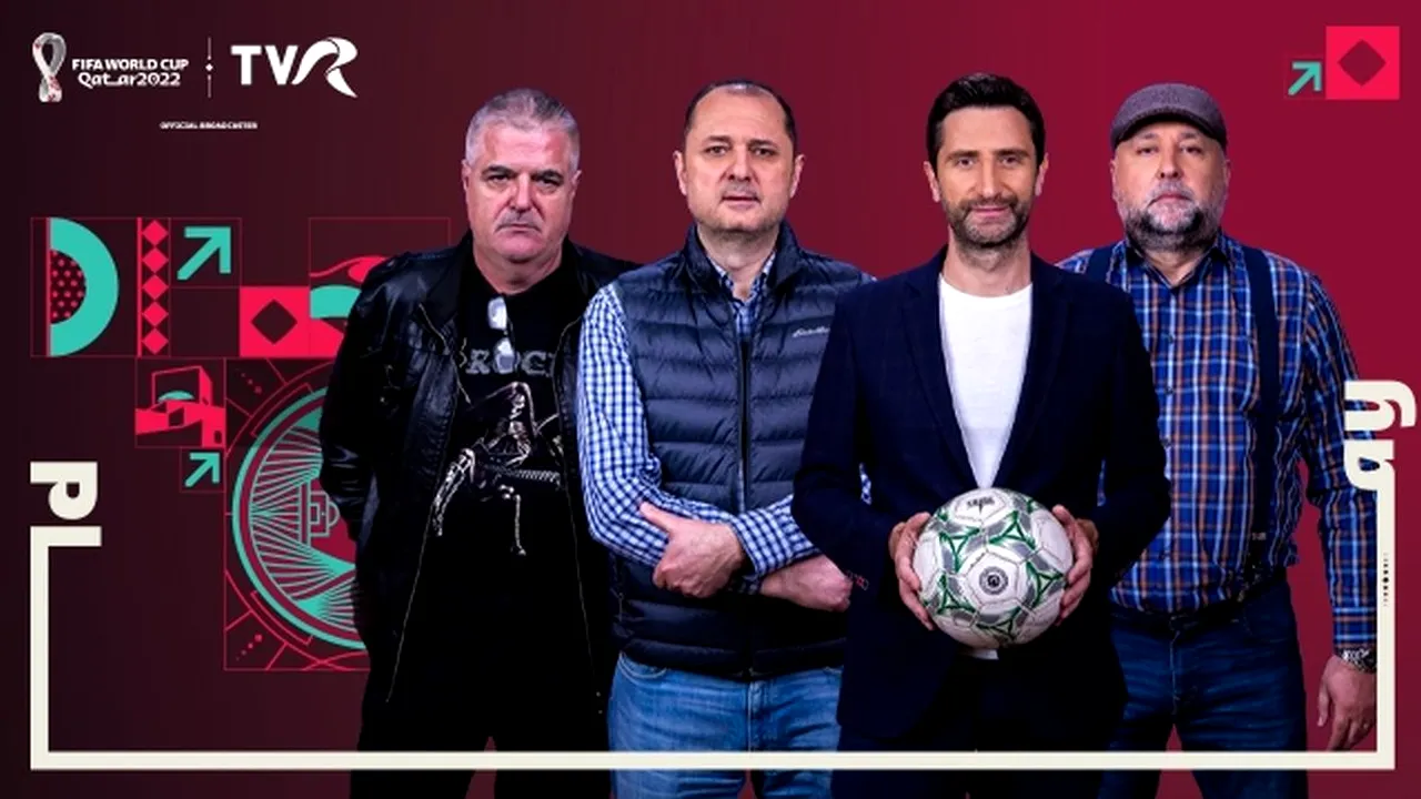 La TVR, începe Cupa Mondială de Fotbal FIFA Qatar 2022! Programul transmisiunilor live și comentatorii meciurilor