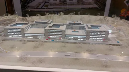 FOTO: Cum va arăta Spitalul Regional de la Craiova și când ar urma să înceapă lucrările / Construcția va fi cât jumătate din Casa Poporului