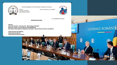 Sindicatul ONRC, scrisoare deschisă Guvernului României: De ce salariații de la Registrul Comerțului sunt din nou afectați?