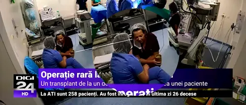 VIDEO | Este anchetă la Spitalul Fundeni, după ce o asistentă a stat fără mască și a băut cafea în sala de operații. Medic chirurg: „Horror! Inadmisibil”