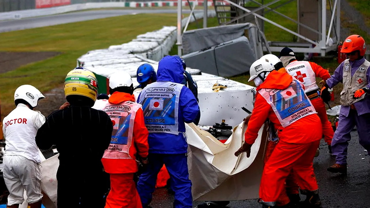Cât de gravă este accidentarea pilotului Jules Bianchi 