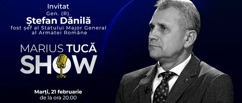 Marius Tucă Show începe marți, 21 februarie, de la ora 20.00, live pe gândul.ro