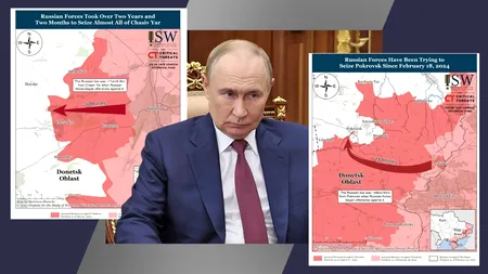 Centura de fortărețe urbane a Ucrainei, greu de spart. Putin PLUSEAZĂ, realitatea din regiunea Donețk îl contrazice