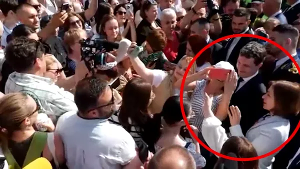 Fără Maia Sandu în POZĂ. Doar Nicușor Dan / Moment stânjenitor pentru președinta Moldovei