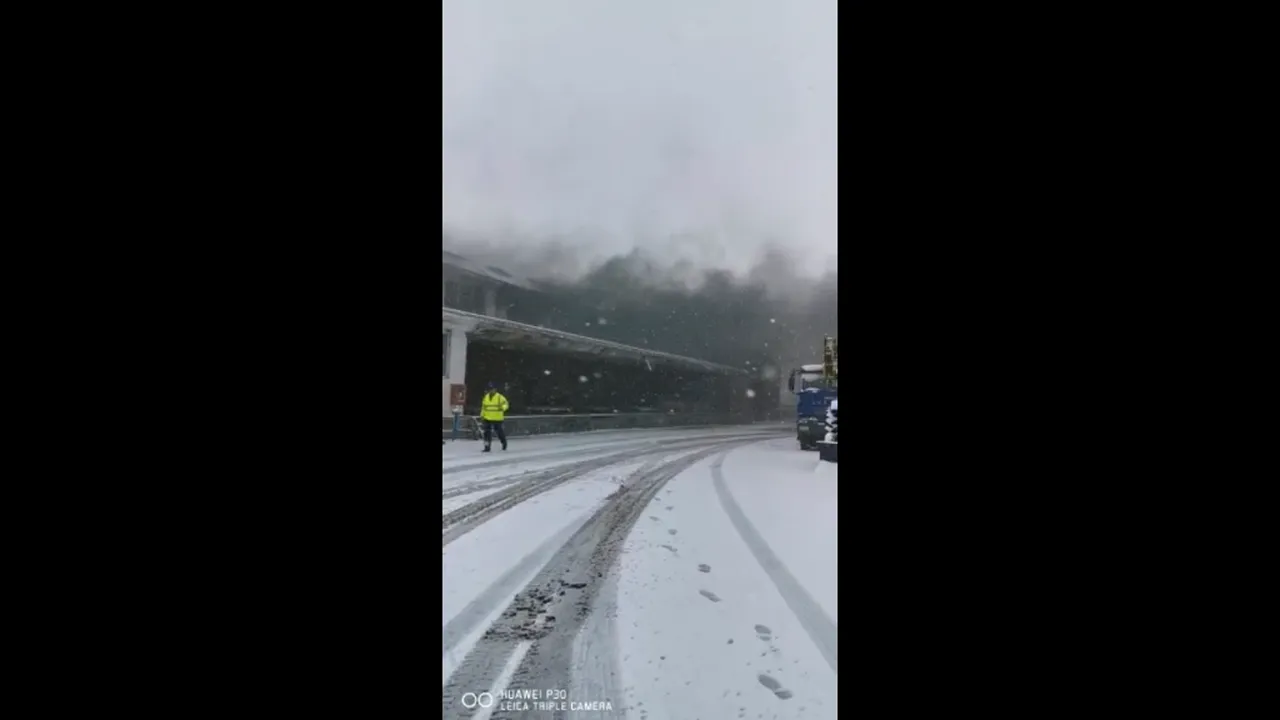 Incendiu puternic la o hală de depozitare din Prahova (VIDEO)