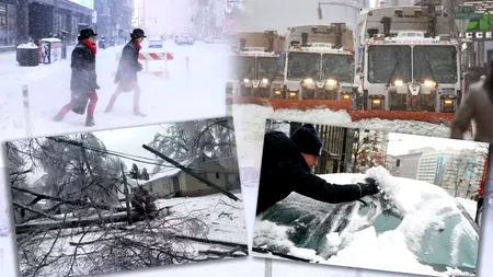 Ca în pandemie: furtuna de zăpadă din SUA a închis cele mai multe zboruri de la criza Covid încoace. Peste un milion de oameni au rămas fără curent