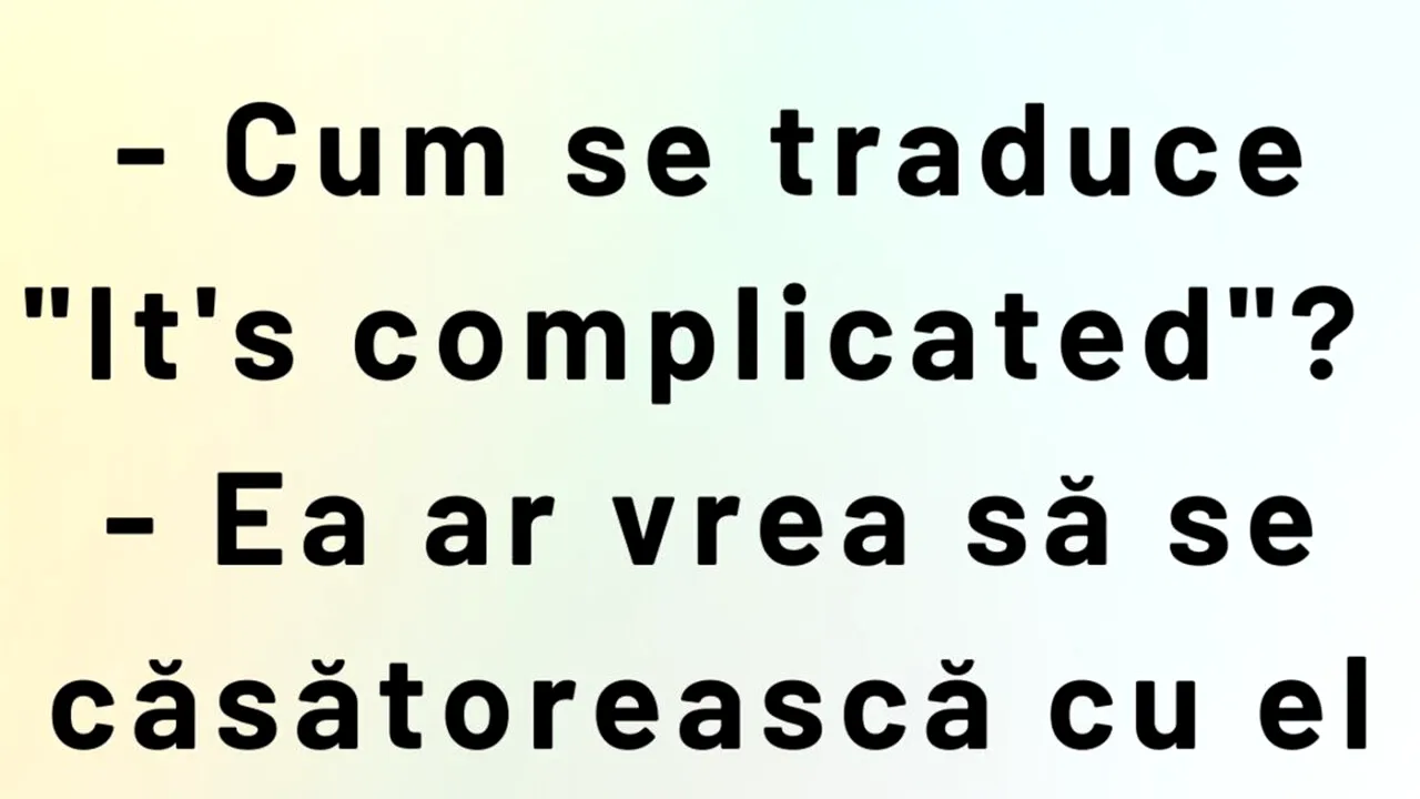 BANCUL ZILEI | Cum se traduce 