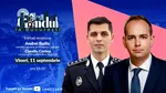 ‘’Cu Gândul la București’’ începe vineri, 11 septembrie, de la ora 14.00. Invitați: Andrei Badiu, consilier general al Primăriei Capitalei și Claudiu Costea, comisar șef al Brigăzii Rutiere