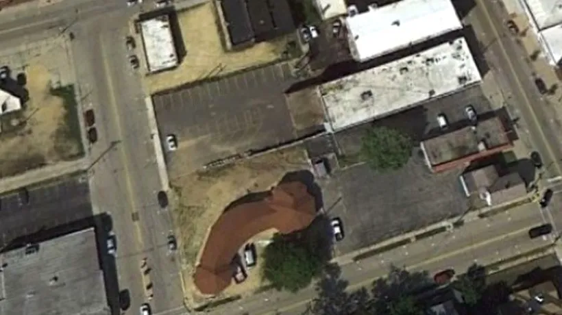 FOTO: Cum arată această biserică privită de sus. Imaginea a fost preluată de toată presa din America