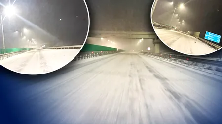 Ninsoarea a pus stăpânire pe drumul express Craiova-Pitești. Nu este niciun utilaj de deszăpezire și șoferii sunt disperați