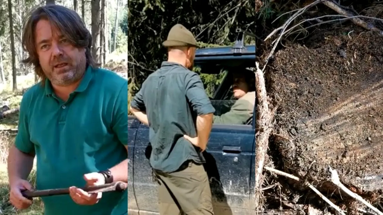 Senatorul USR Mihai Goțiu, amenințat cu moartea în timp ce documenta tăierile ilegale de păduri - VIDEO