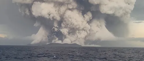 VIDEO | Cea mai puternică erupție vulcanică înregistrată vreodată! A avut forța a câteva sute de bombe atomice!