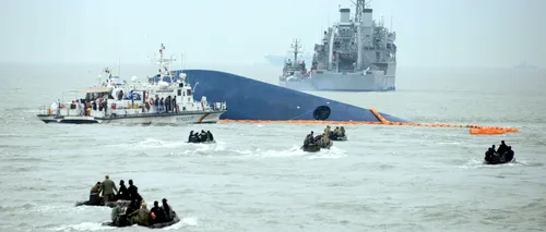 Noi arestări în cazul feribotului scufundat în Coreea de Sud. Ultimul bilanț: 64 de morți și 240 de dispăruți