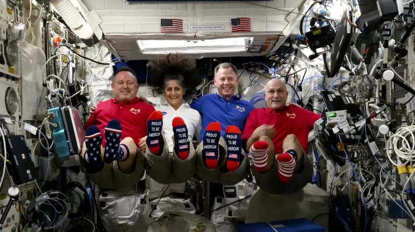 Astronauții americani au VOTAT din spațiul cosmic